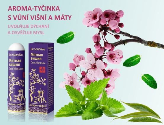 Aroma-tyčinka s vůní višní a máty